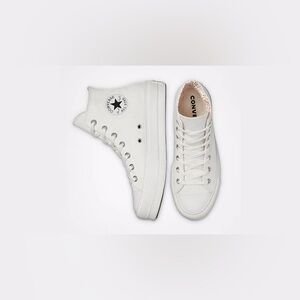 Converse High Top Sneakers Ivory White